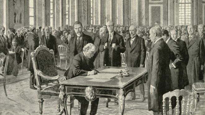 подписание Версальского договора