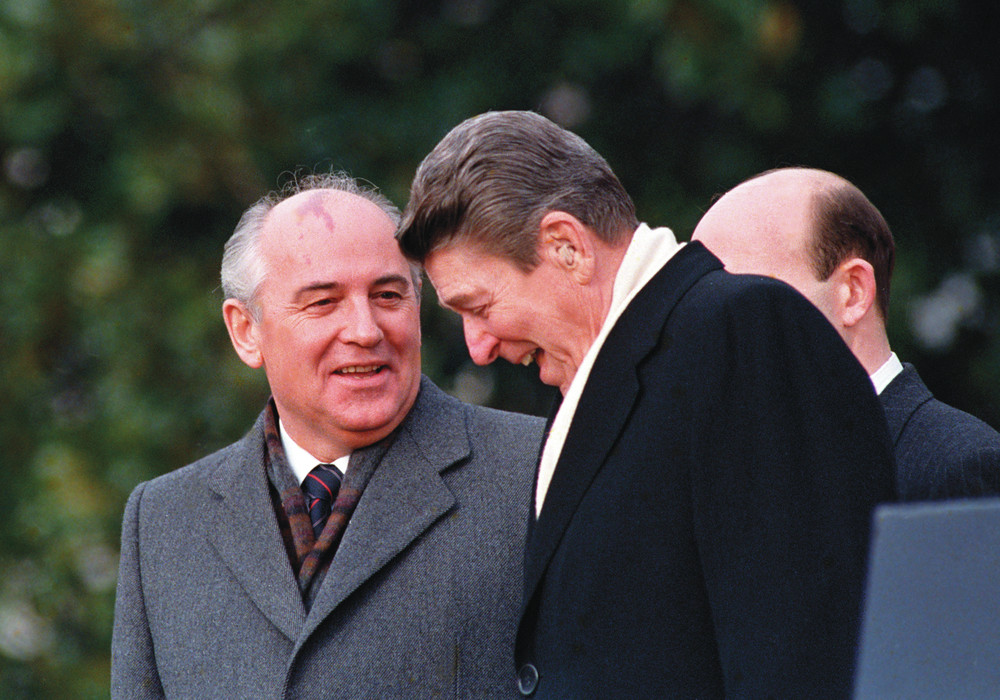 Встреча Горбачева и Рейгана