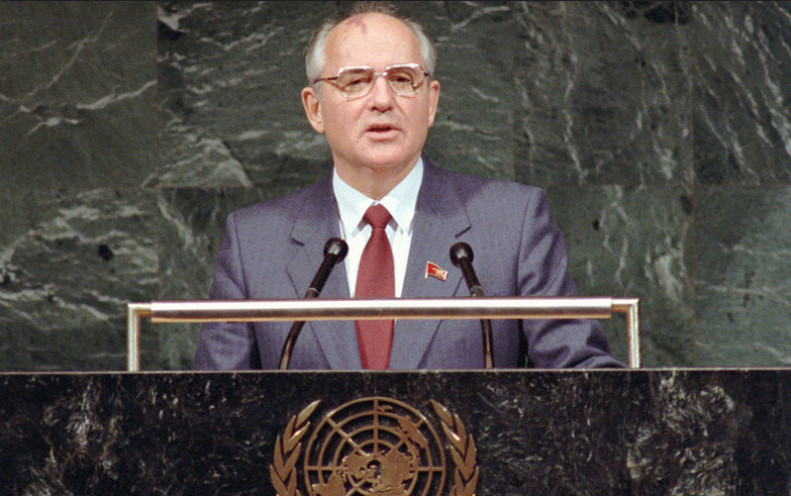 Выступление Горбачева в ООН