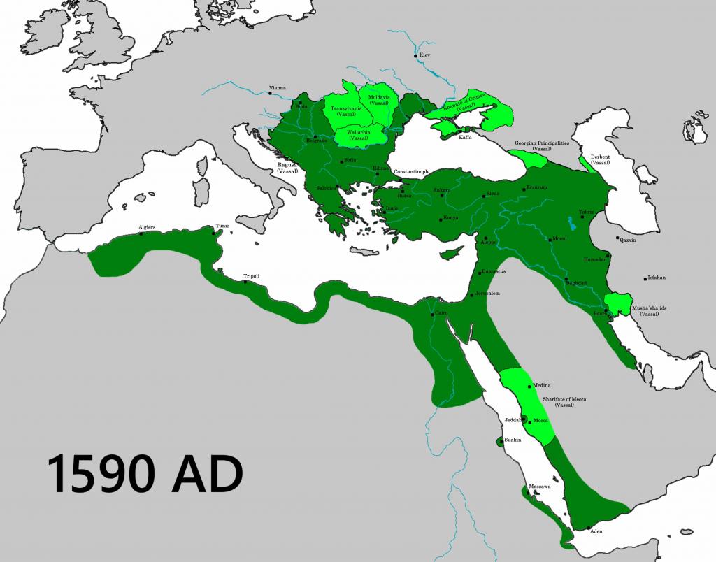 территория Оттоманской империи