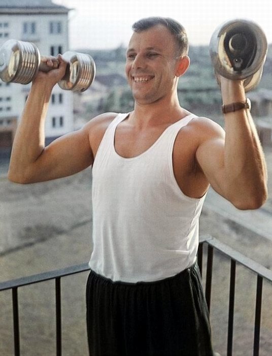 Гагарин всегда занимался спортом
