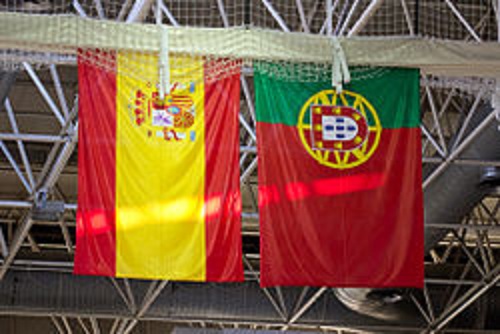 Испания и Португалия флаги