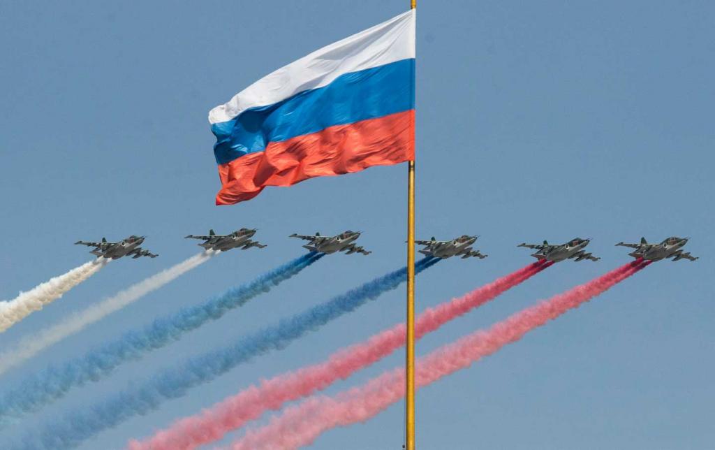 Флаг России в наше время