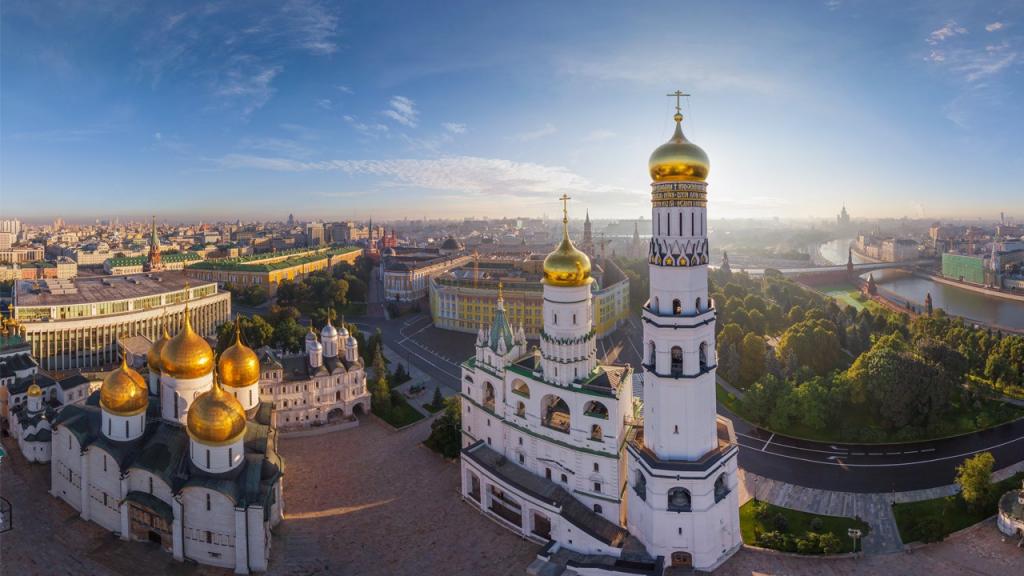 Московский кремль. Вид сверху