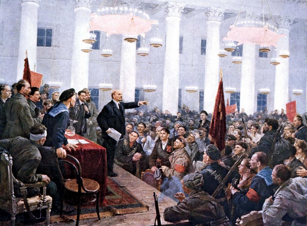 В.И.Ленин на II съезде РСДРП (1917 год)