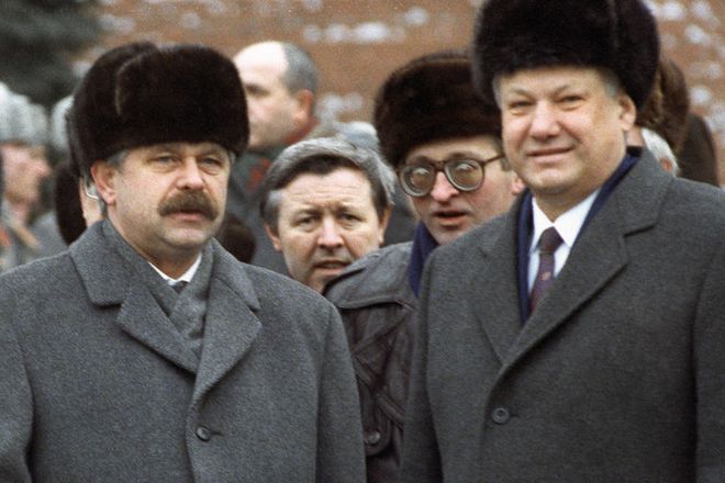 Ельцин и Руцкой