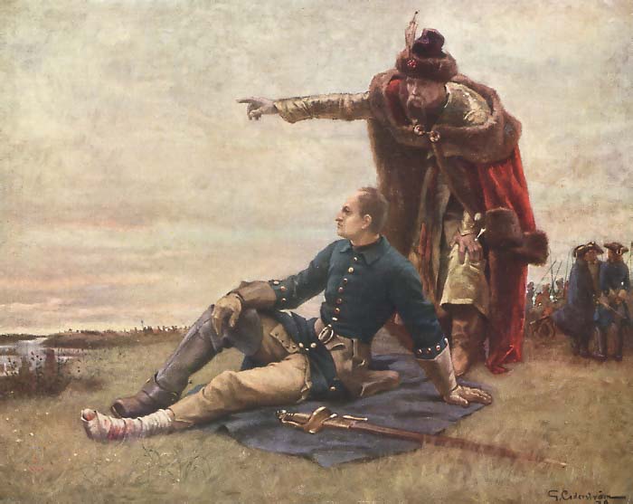 Карл XII и гетман Мазепа
