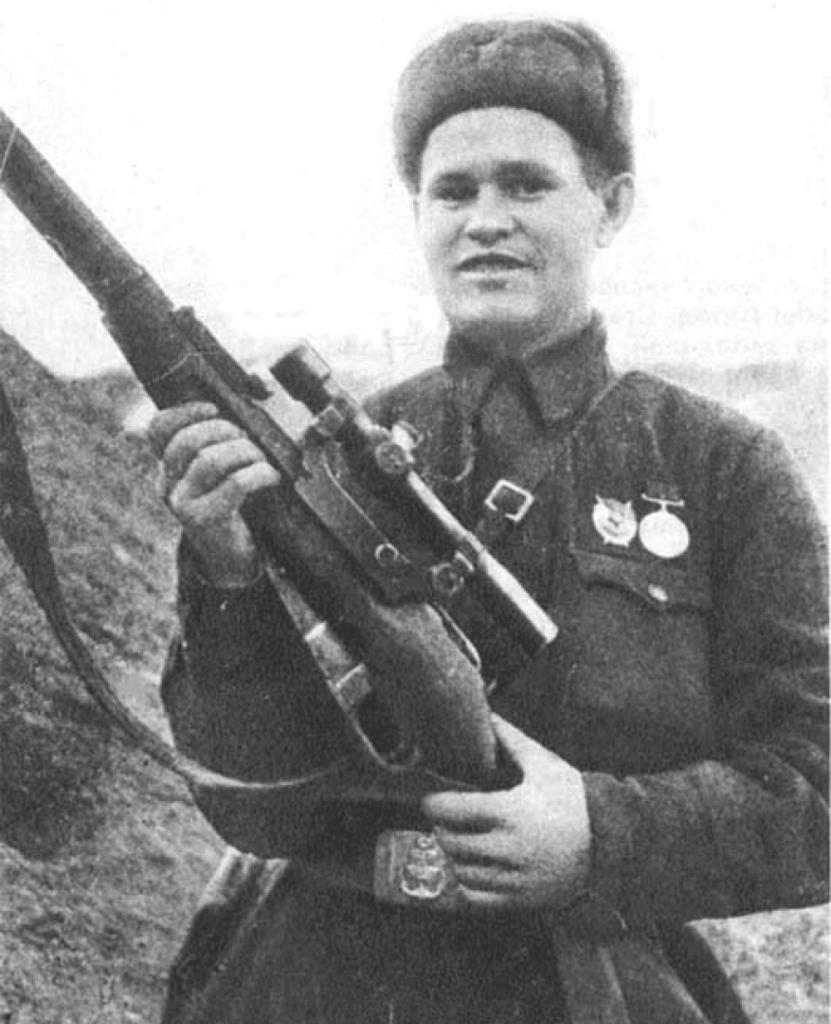 Сталинградский снайпер Василий Зайцев